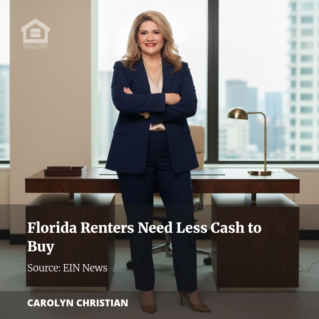 Florida Renters May Need Less Cash to Buy a Home Than Traditionally Expected